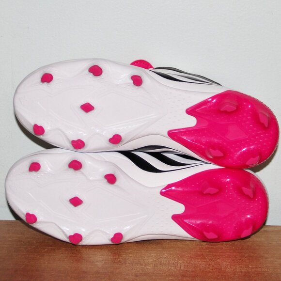 Adidas Predator Precision.3 FG Soccer Cleats Mens 7 White Black Pink - Picture 6 of 7